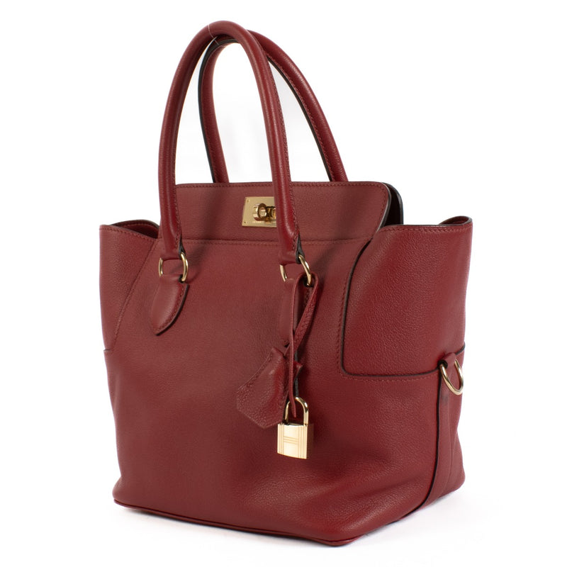 Hermès Toolbox 20 Rouge Grenat Evercolor GHW