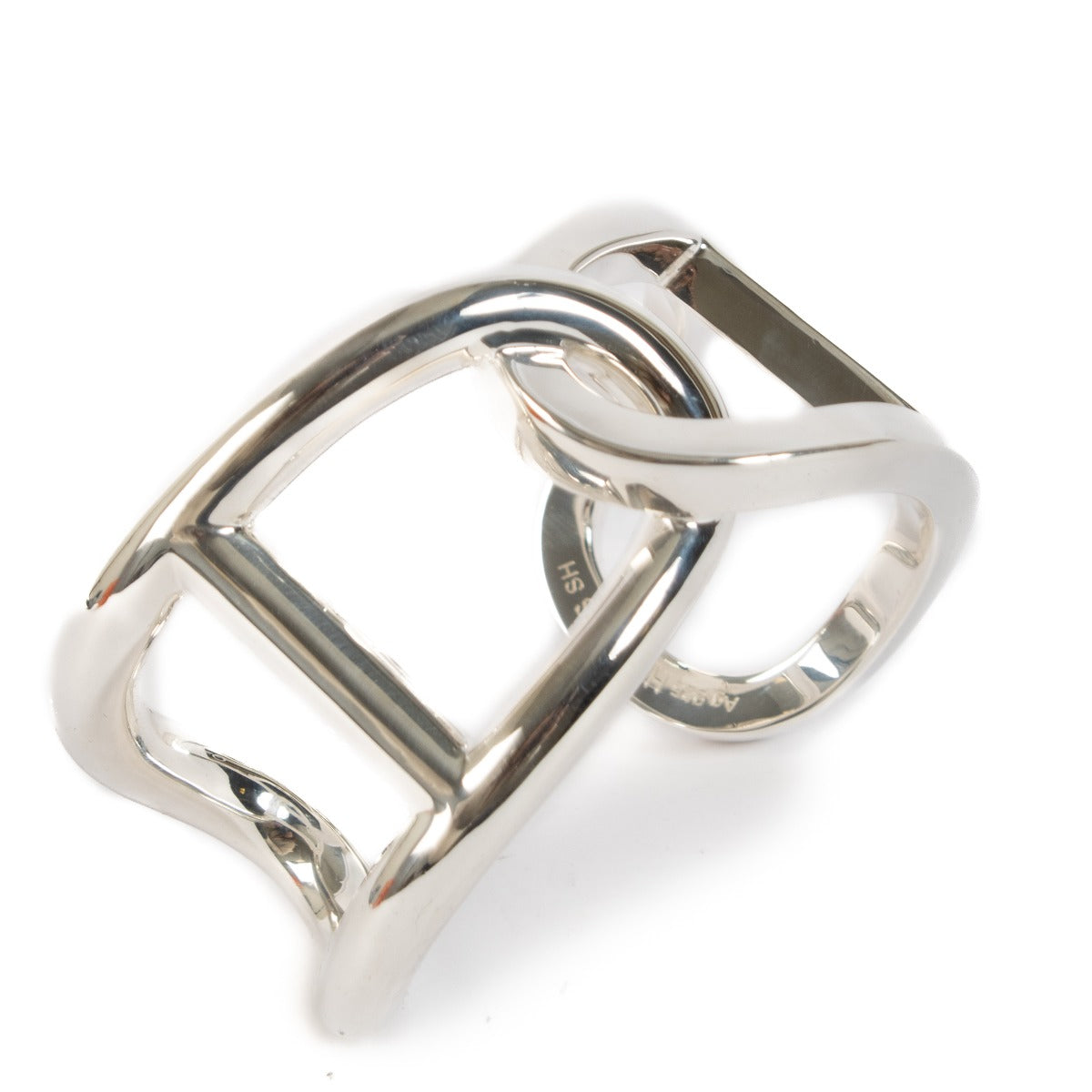 Authentic second hand vintage Hermès Sterling Silver Chythère Bracelet on www.labellov.com