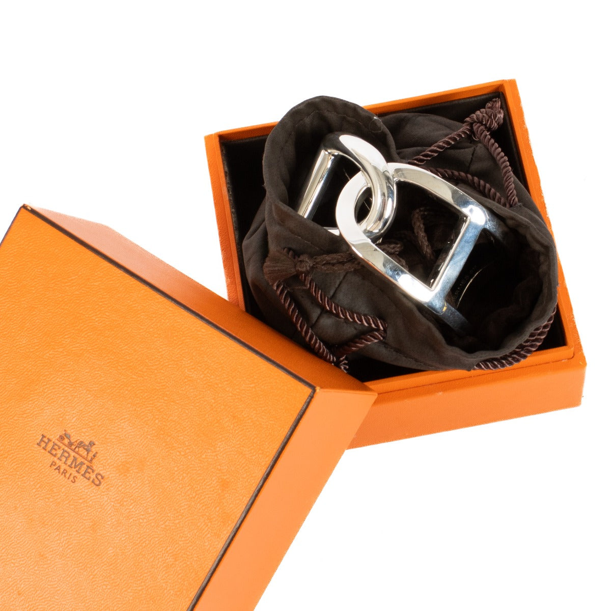 Authentic second hand vintage Hermès Sterling Silver Chythère Bracelet on www.labellov.com