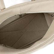 Shop authentic second hand Hermès Victoria 35 Craie Taurillon Clemence Palladium Hardware on Labellov.com