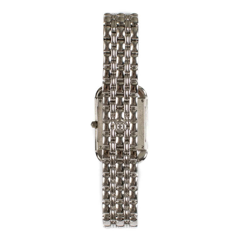 Authentic second hand Hermès 18K White Gold/Diamond Small Cape Cod 31mm Watch on www.labellov.com