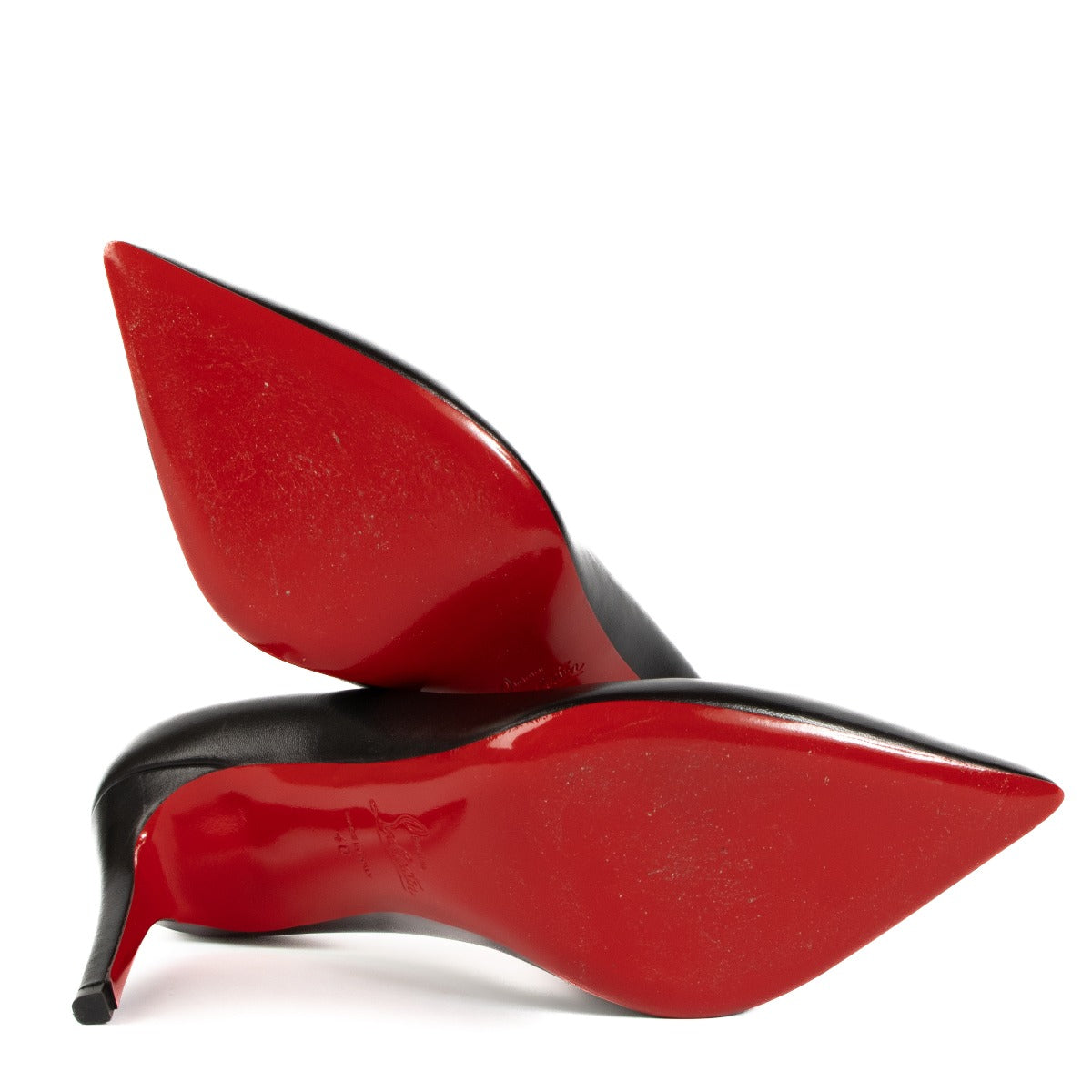 Shop authentic second hand Christian Louboutin Black Nappa Pigalle 85 Pumps - Size 40 on Labellov.com