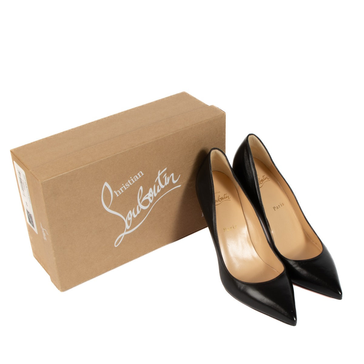 Shop authentic second hand Christian Louboutin Black Nappa Pigalle 85 Pumps - Size 40 on Labellov.com