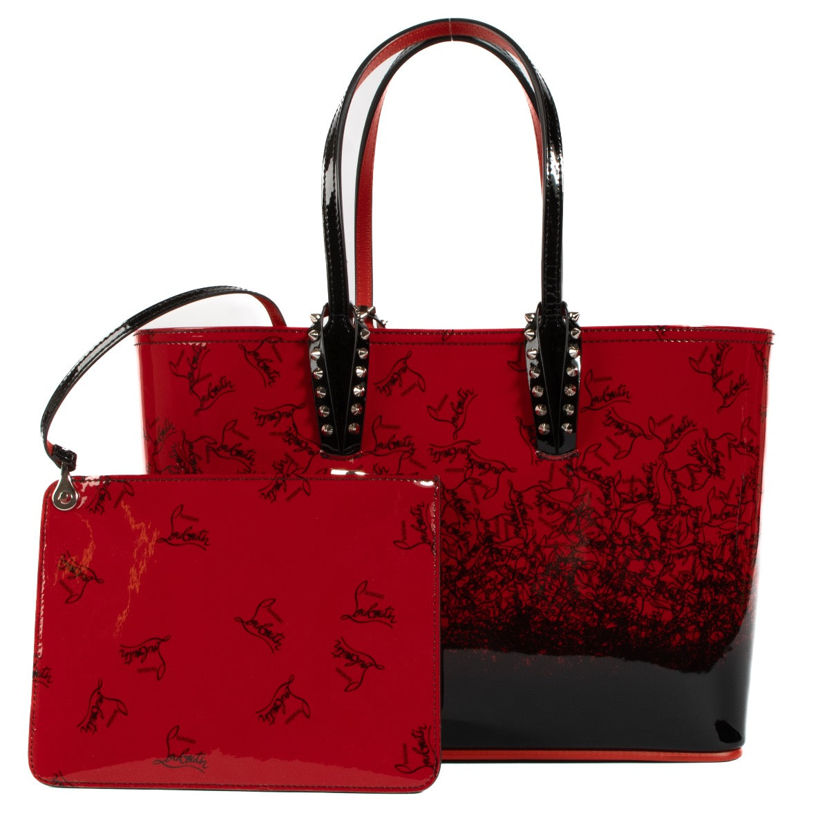 Shop 100% authentic secondhand Christian Louboutin Red Patent Leather Cabata Tote Bag on Labellov.com