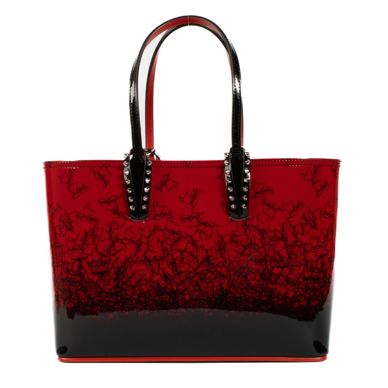 Shop 100% authentic secondhand Christian Louboutin Red Patent Leather Cabata Tote Bag on Labellov.com
