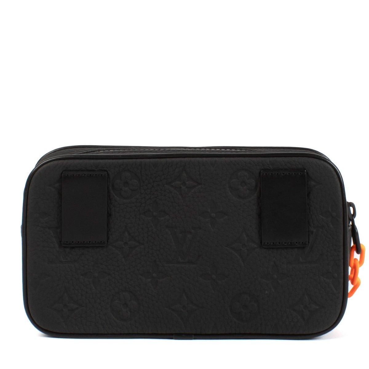 Louis Vuitton Zwarte Taurillon Pochette Volga PM Riemtas