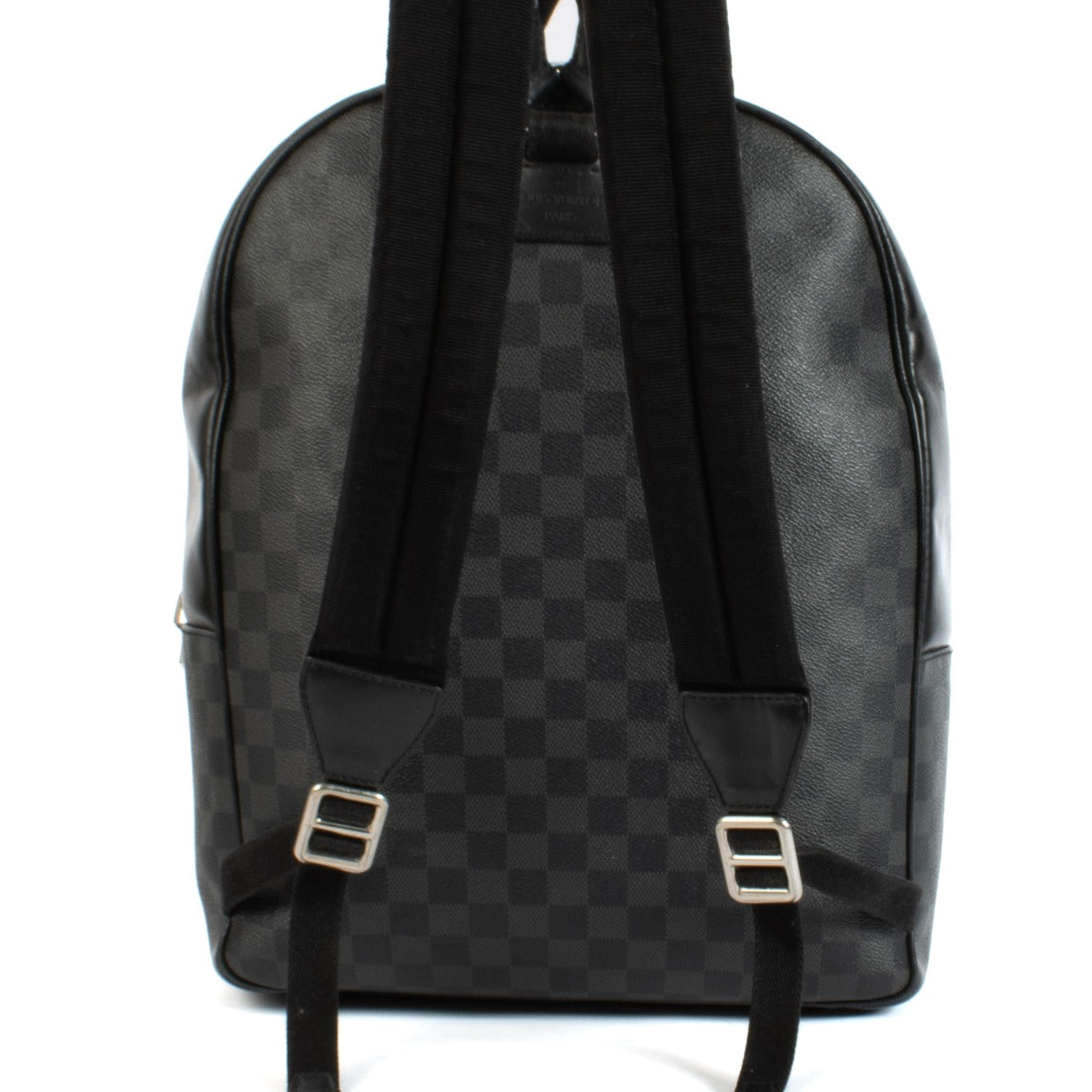 Shop safe online at Labellov in Antwerp, Brussels and Knokke this 100% authentic second hand Louis Vuitton Grey Damier Graphite Josh Backpack