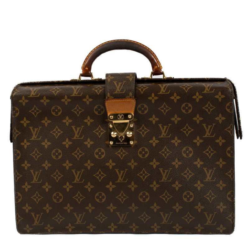 Louis Vuitton Monogram Serviette Fermoir Briefcase