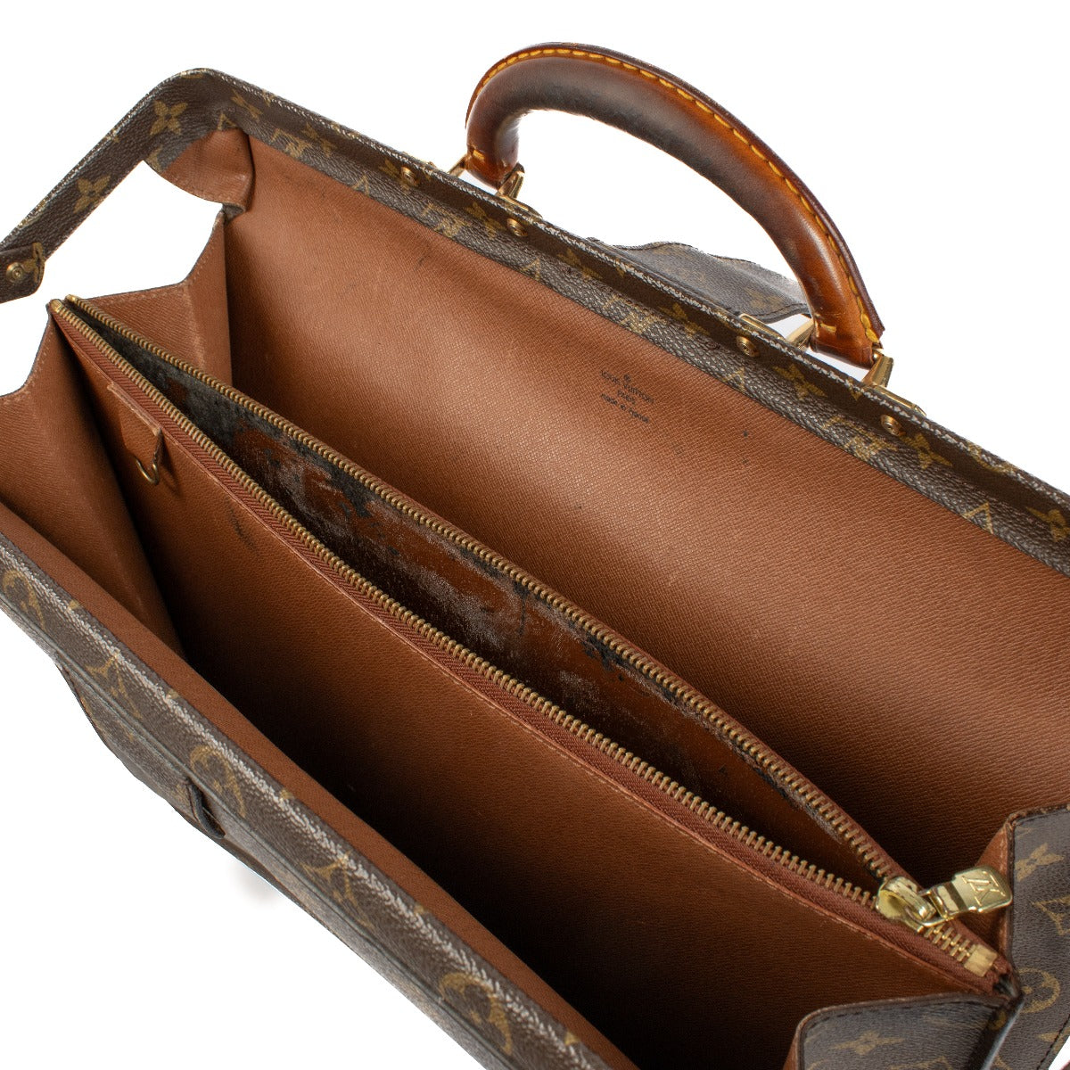Louis Vuitton Monogram Serviette Fermoir Aktetas