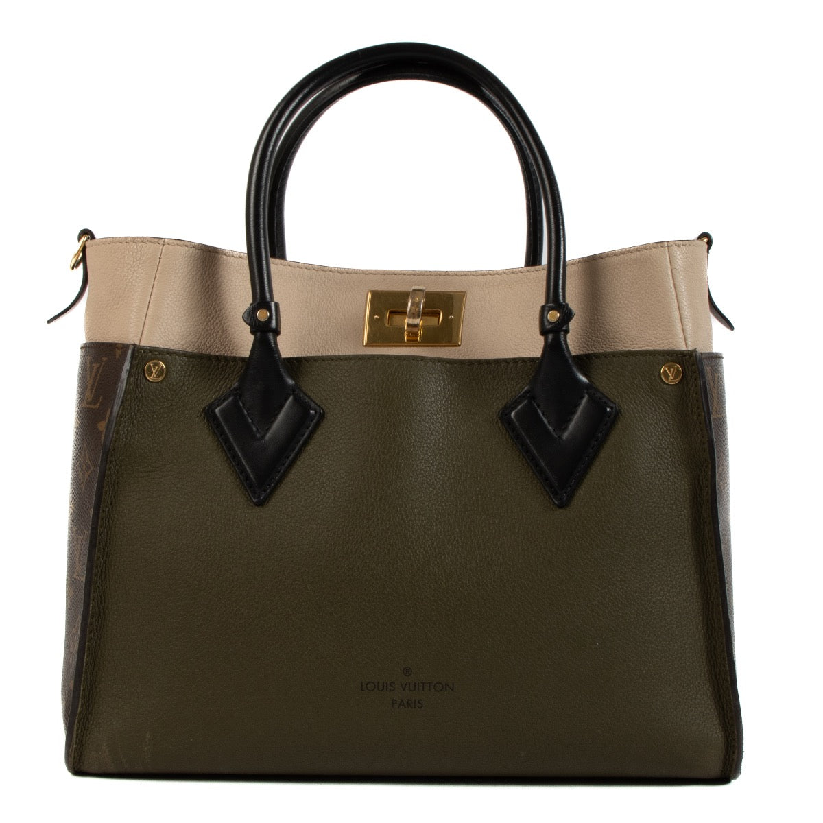 Shop 100% authentic Louis Vuitton Monogram Green On My Side at Labellov.com.