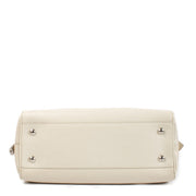 shop 100% authentic second hand Louis Vuitton White Epi Leather Montaigne GM Bowling Bag on Labellov.com