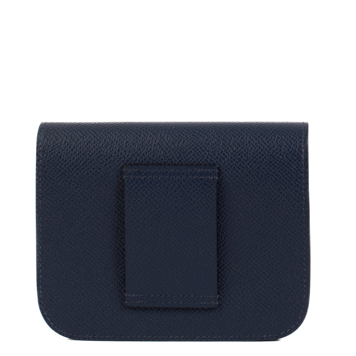 Portefeuille Hermès Constance Slim Navy Epsom PHW