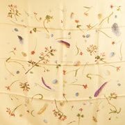 Shop 100% authentic second-hand Hermès Beige Scarf ''Fleurs et Plumes'' on Labellov.com