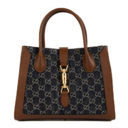 Shop safe online Gucci Denim GG Blue Jackie 1961 Medium Cabas. Koop veilig online tegen de beste prijs.