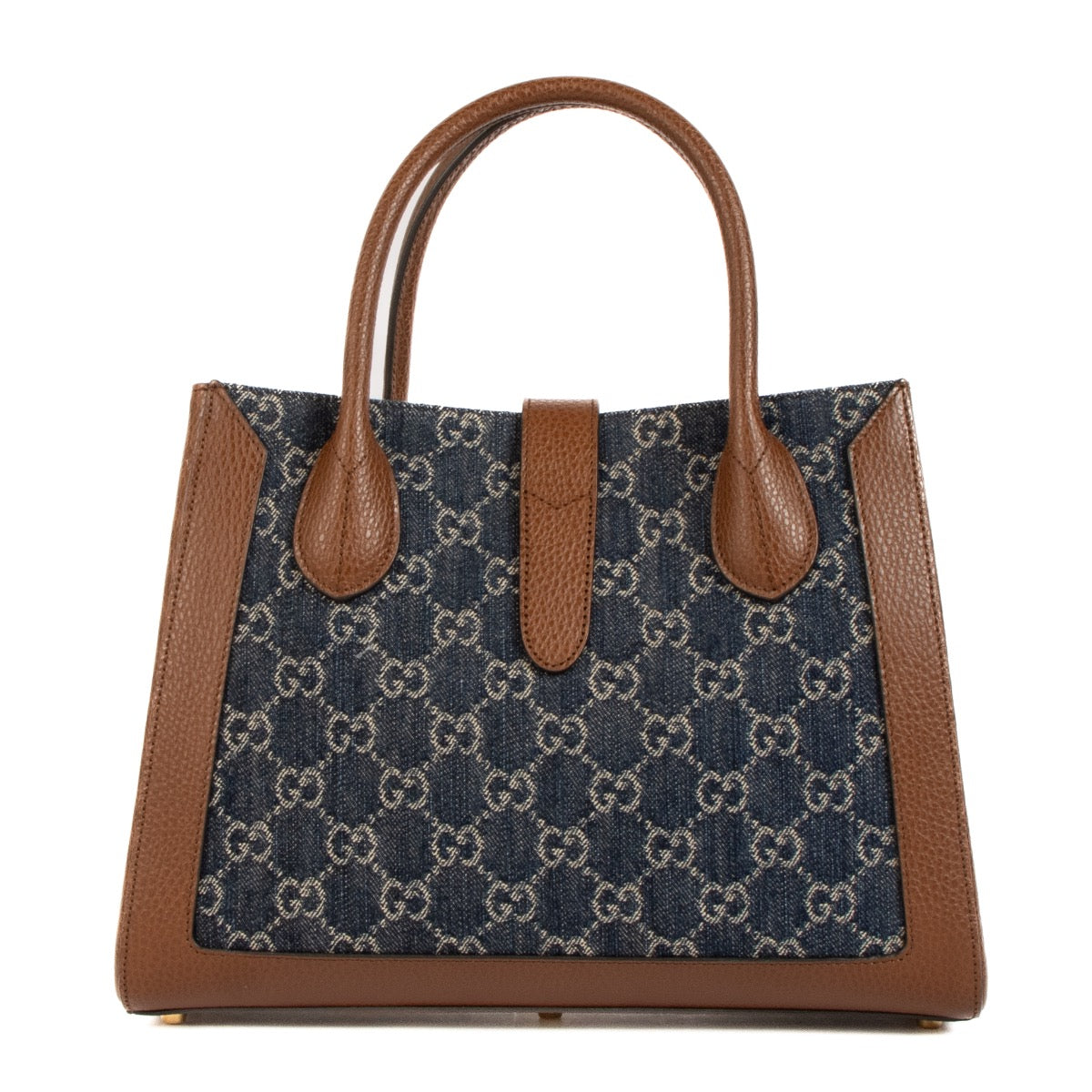 Shop safe online Gucci Denim GG Blue Jackie 1961 Medium Cabas. Koop veilig online tegen de beste prijs.
