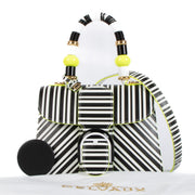 Shop safe online Delvaux Stripes Black/Optic White and Neon Box Calf Memphis Mini Brillant. Koop veilig online tegen de beste prijs.
