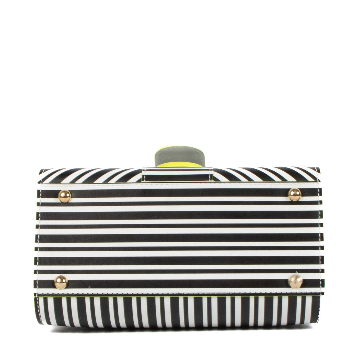 Shop safe online Delvaux Stripes Black/Optic White and Neon Box Calf Memphis Mini Brillant. Koop veilig online tegen de beste prijs.
