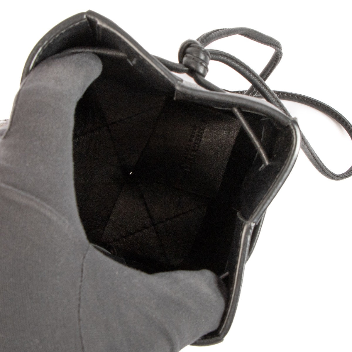 shop 100% authentic second hand Bottega Veneta Black Mini Cassette Bucket Crossbody Bag on Labellov.com