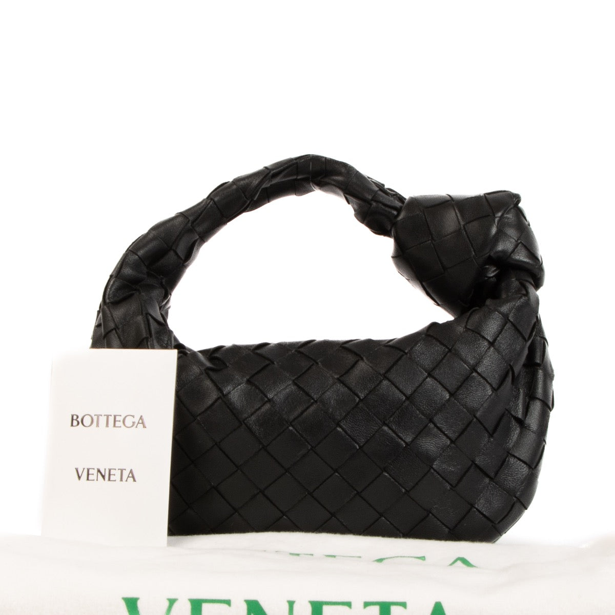shop 100% authentic second hand Bottega Veneta Black Mini Jodie bag on Labellov.com