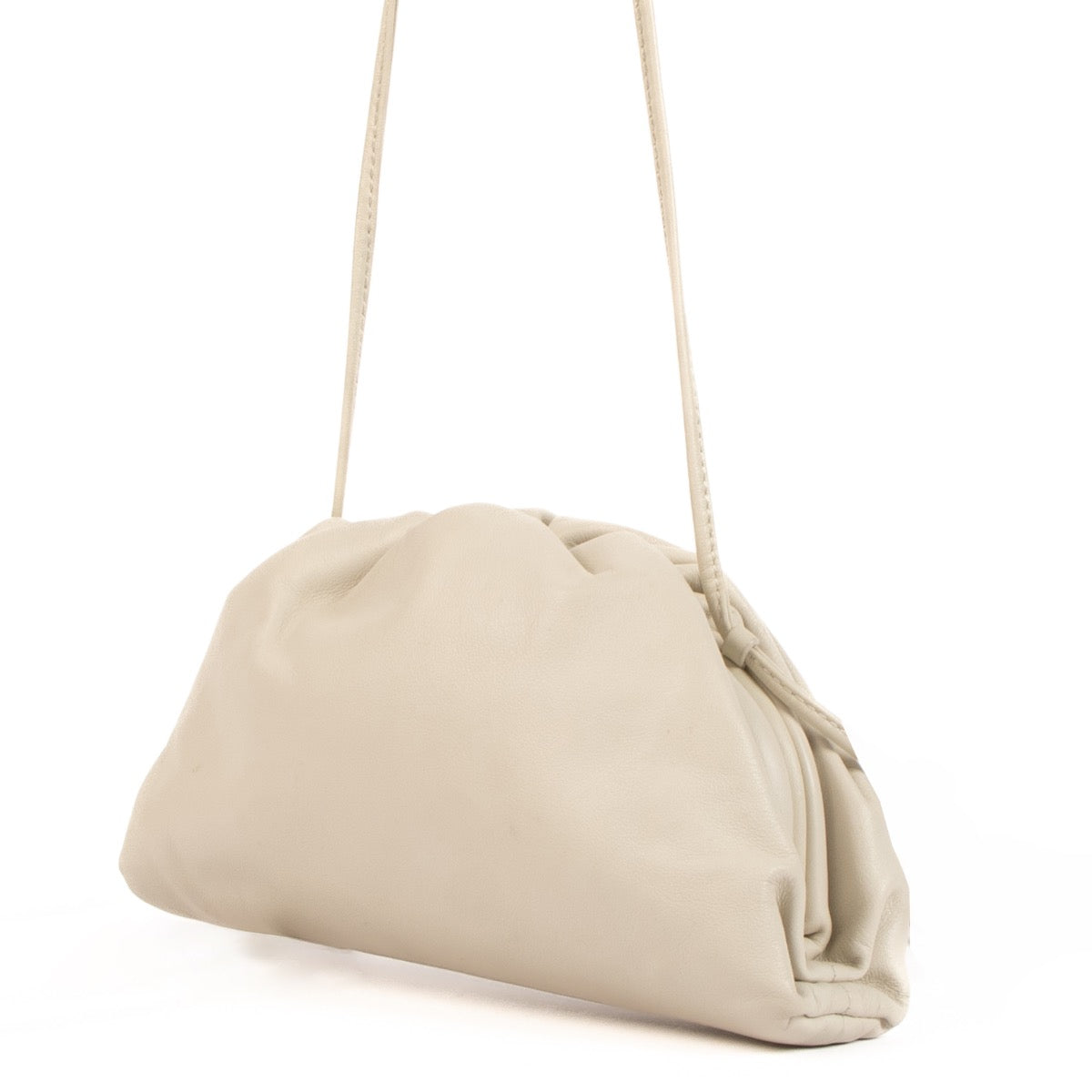 shop 100% authentic second hand Bottega Veneta Chalk Mini Pouch on Labellov.com