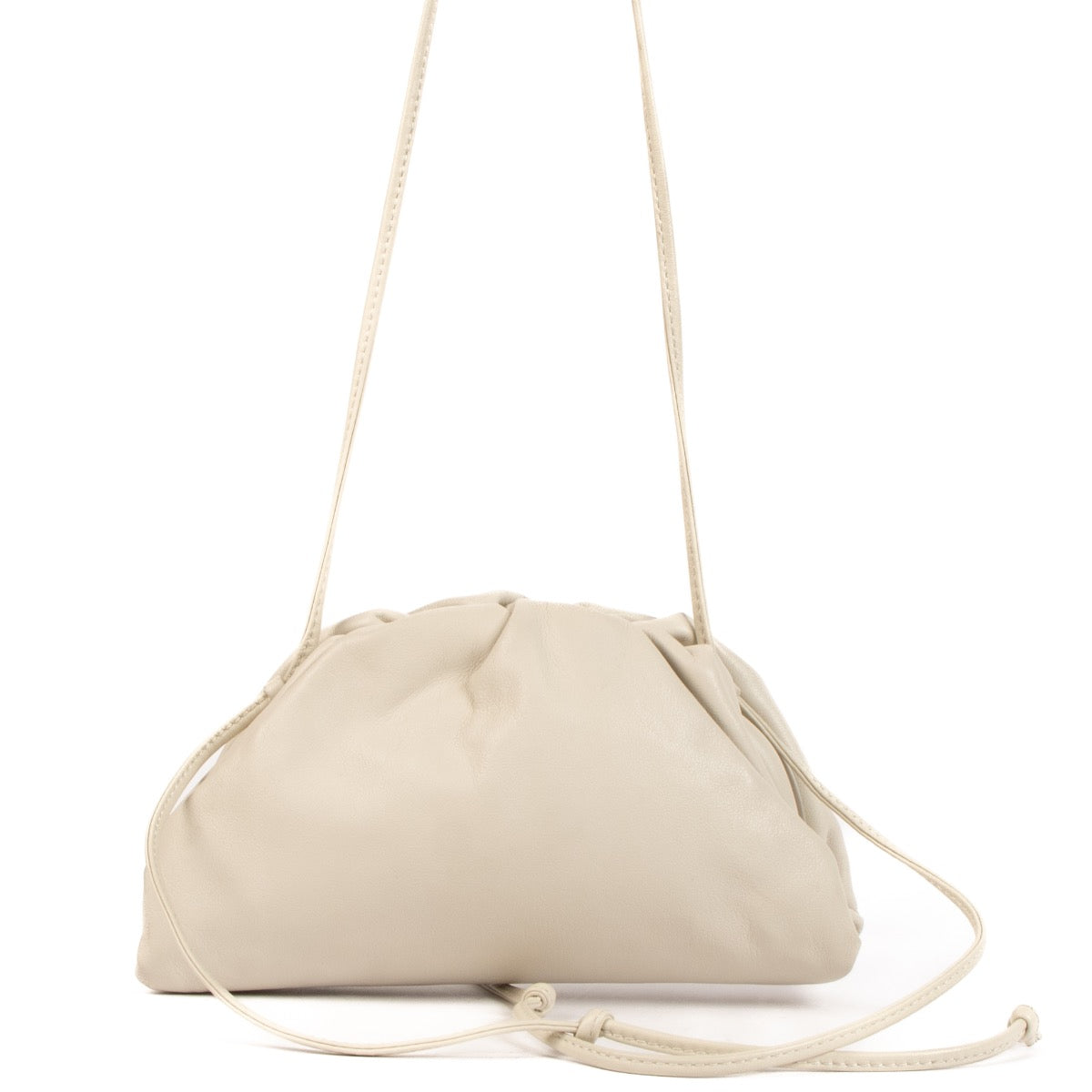 shop 100% authentic second hand Bottega Veneta Chalk Mini Pouch on Labellov.com