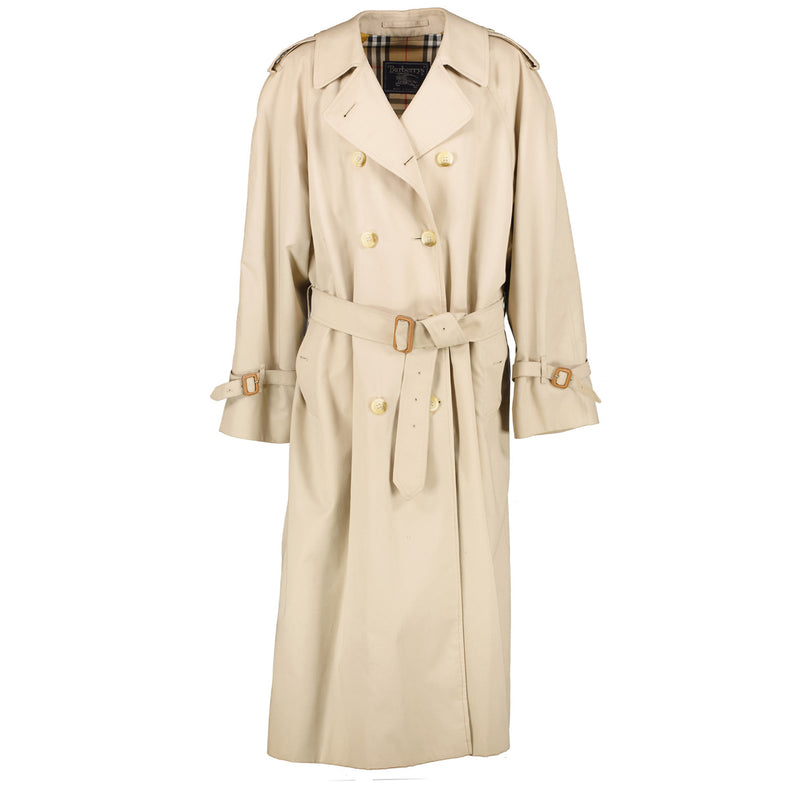 Burberry Beige Vintage Trench Coat - size UK16