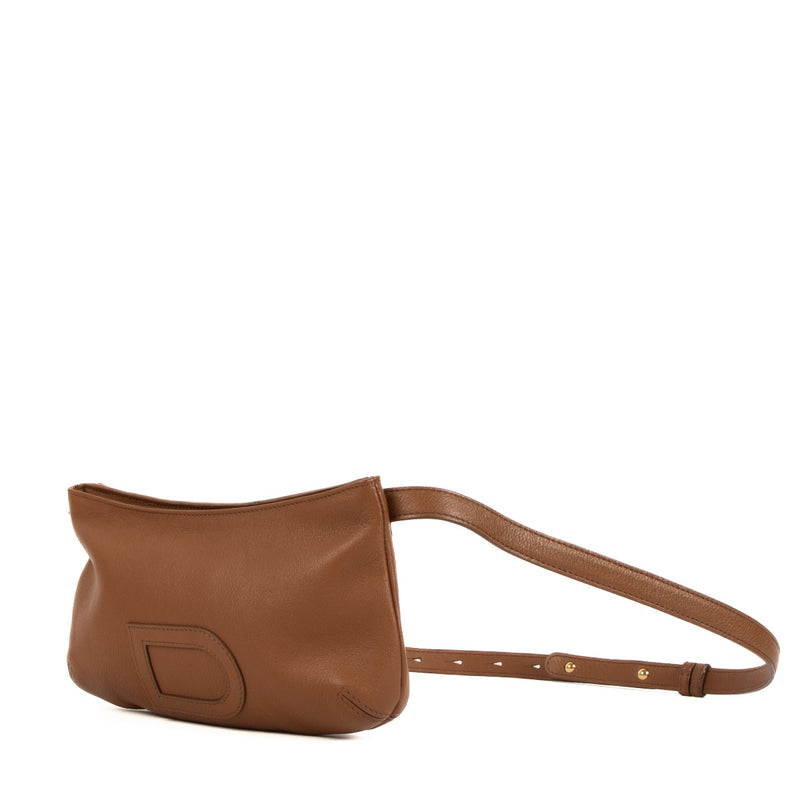 Shop 100% authentic second-hand Delvaux Camel Allure Louise Pochette Ceinture Belt Bag on Labellov.com