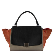 Shop now your favourite 100% authentic Celine Tri-Color Leather Small Trapeze Bag at Labellov.