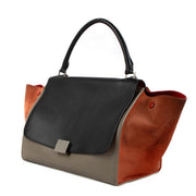 Shop now your favourite 100% authentic Celine Tri-Color Leather Small Trapeze Bag at Labellov.