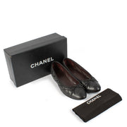 Shop safe online at Labellov in Antwerp, Brussels and Knokke this 100% authentic second hand Chanel Black CC Bow Ballerinas - Size 38