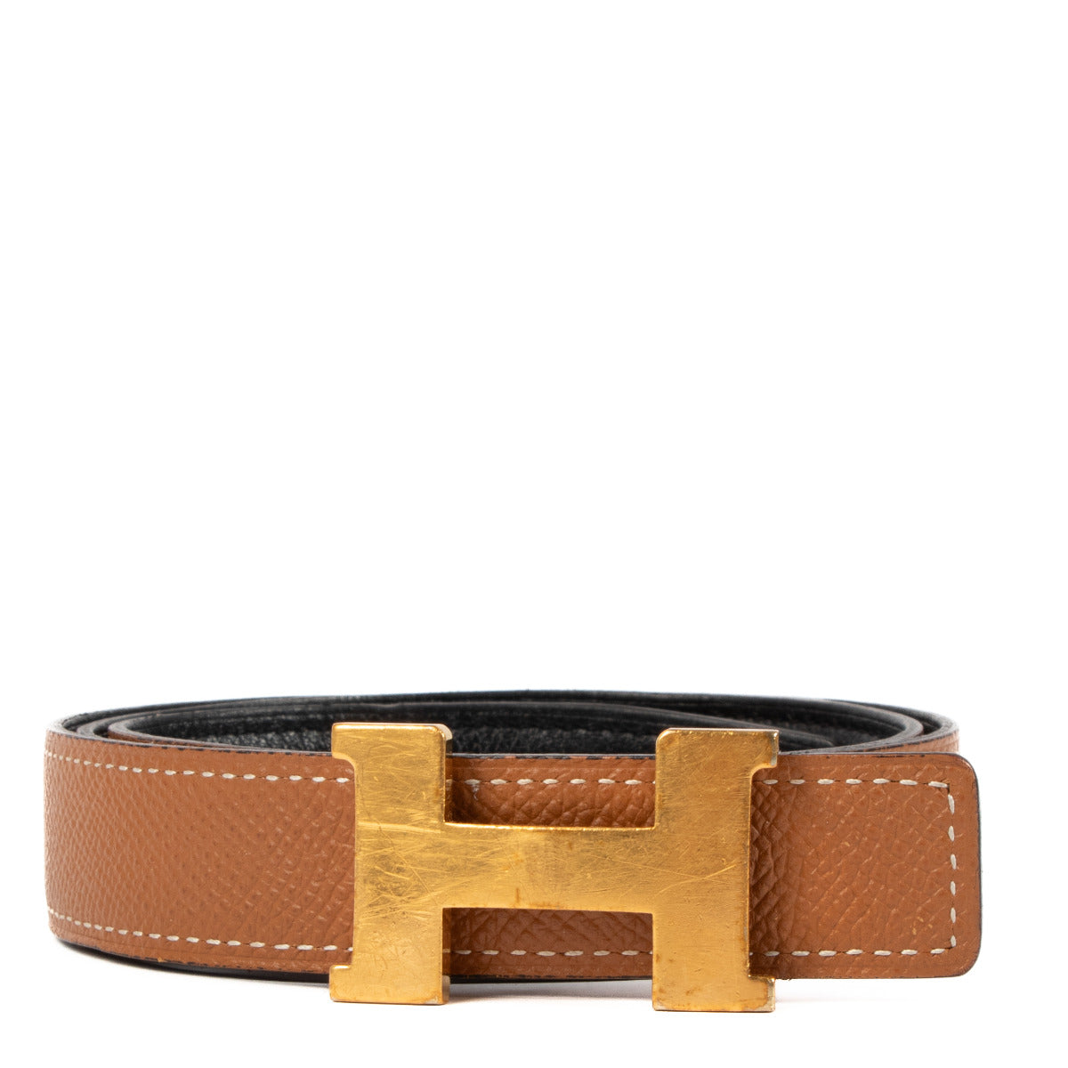Hermès Mini Constance Gold and Black Belt