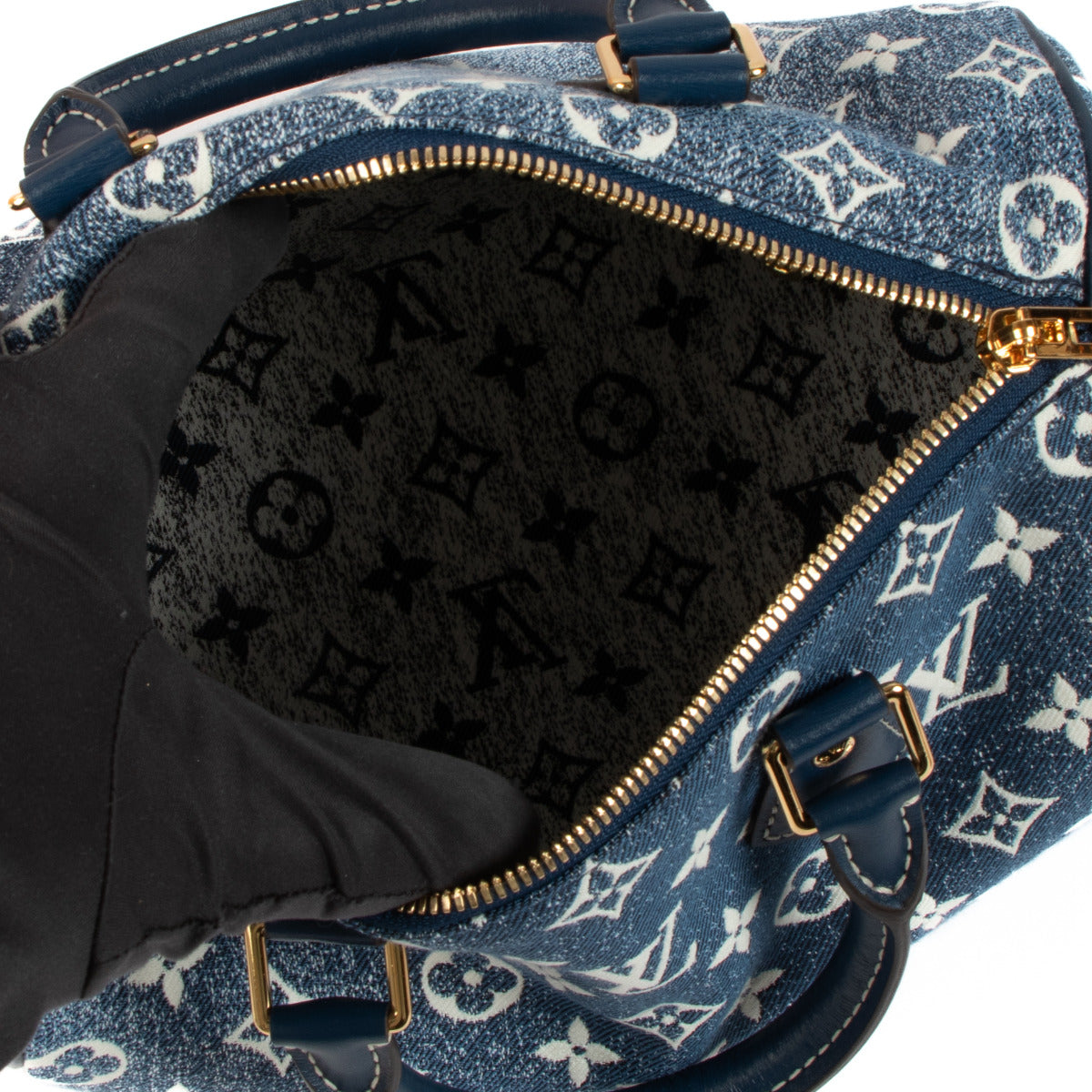 Louis Vuitton Denim Speedy Bandoulière 25 Bag
