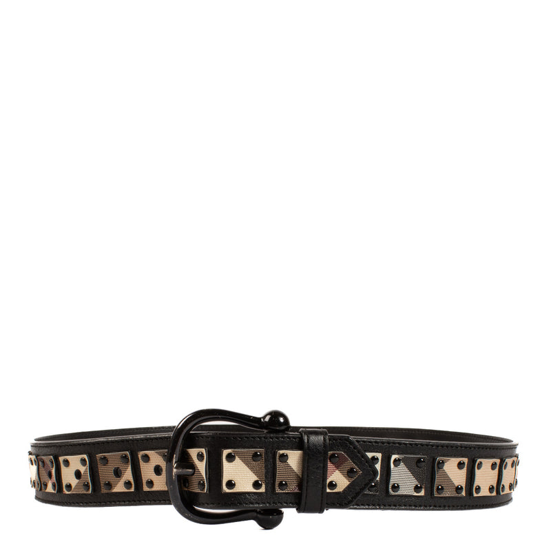 Burberry Black Buckle Belt - size 80