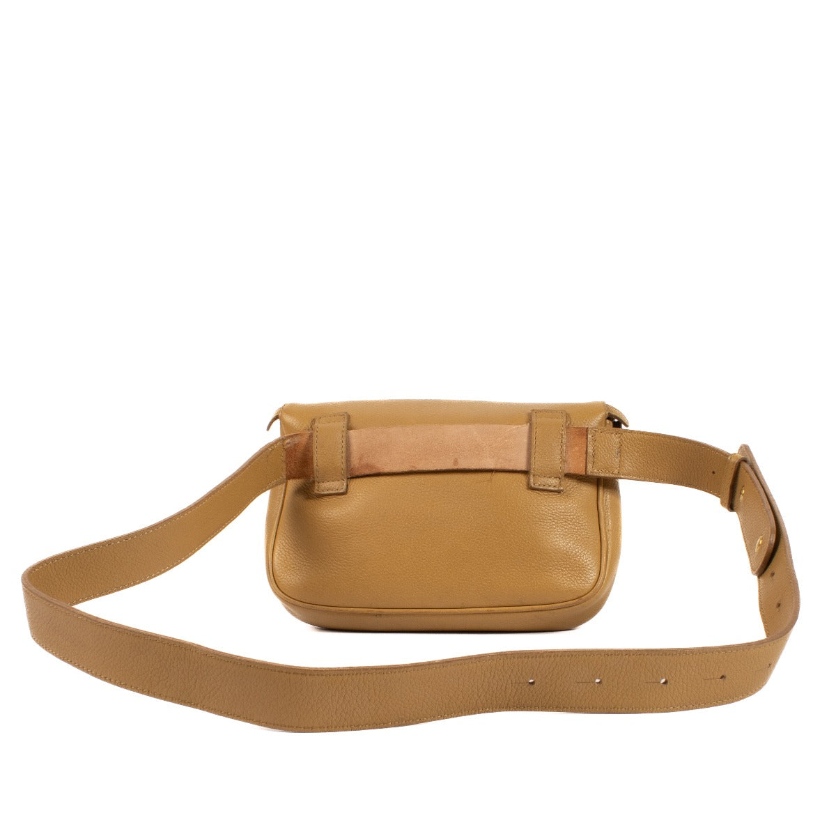 Delvaux Beige Leather Evasion Belt Bag