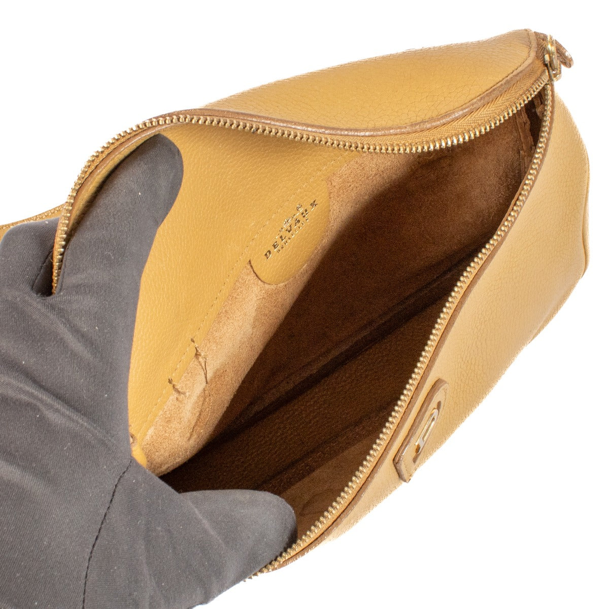 Delvaux Beige Leather Evasion Belt Bag