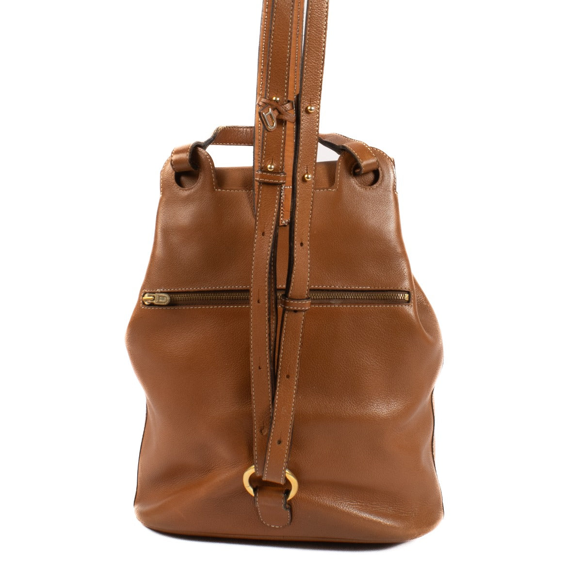 Delvaux Camel Soleil GM Backpack