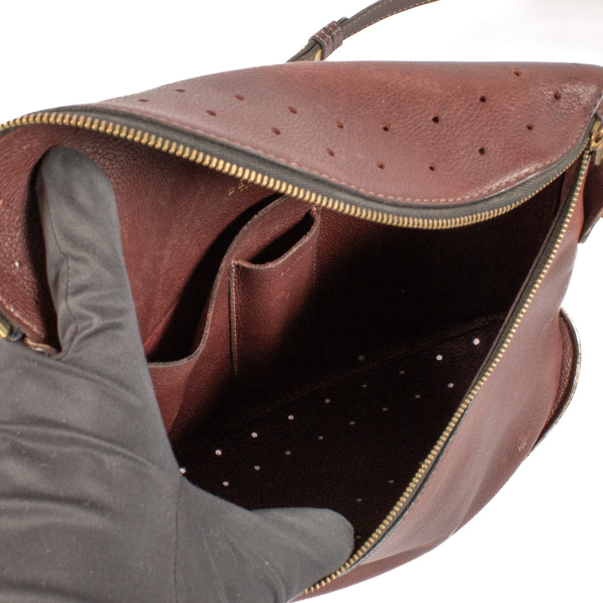 Delvaux Rosso Canter Idée Crossbodytas