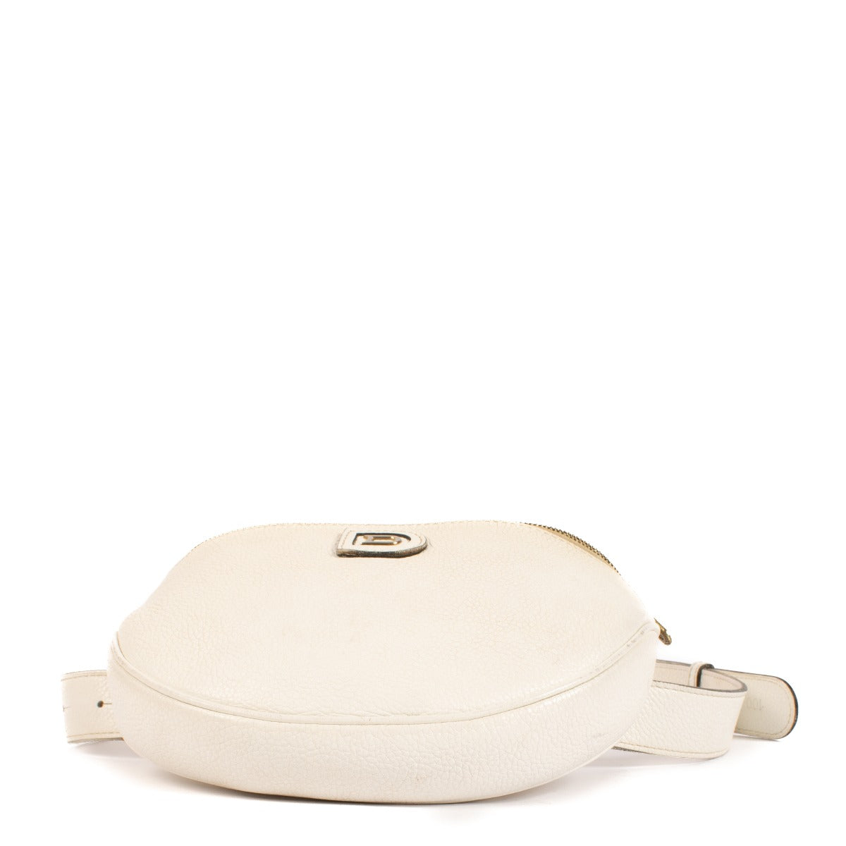 Delvaux White Leather Musette Belt Bag
