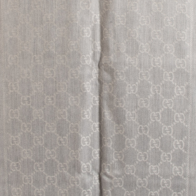 Shop 100% authentic second-hand Gucci Grey Monogram GG Scarf on Labellov.com