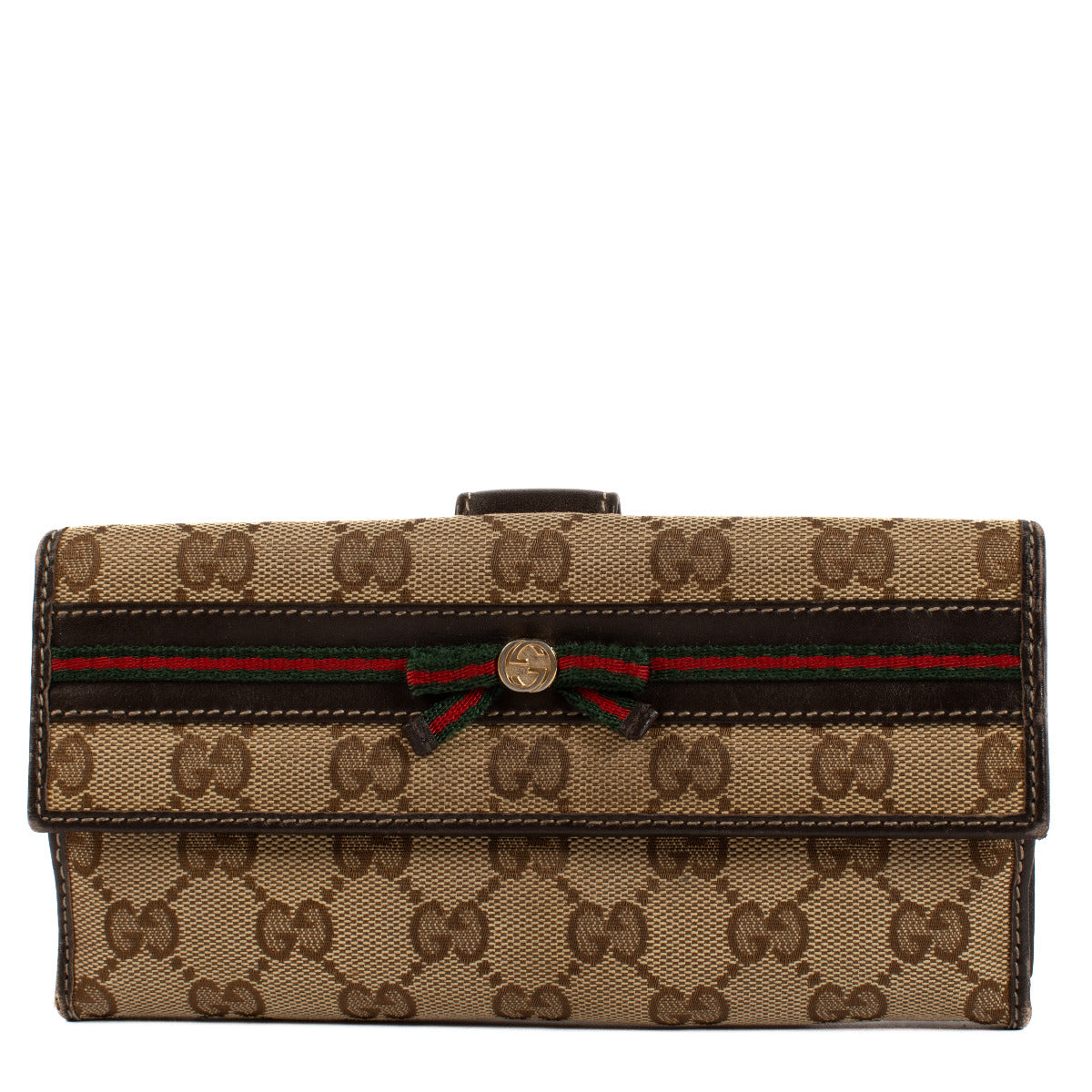 Gucci Monogram Long Wallet for the best price at Labellov secondhand luxury in Antwerp and Knokke