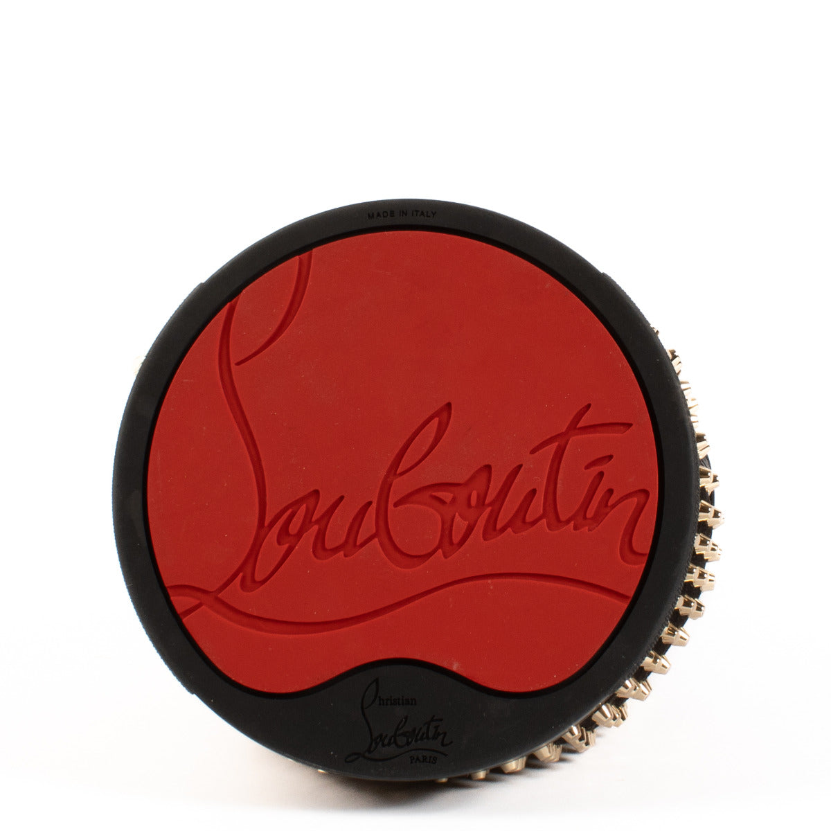 Sac seau clouté noir Christian Louboutin
