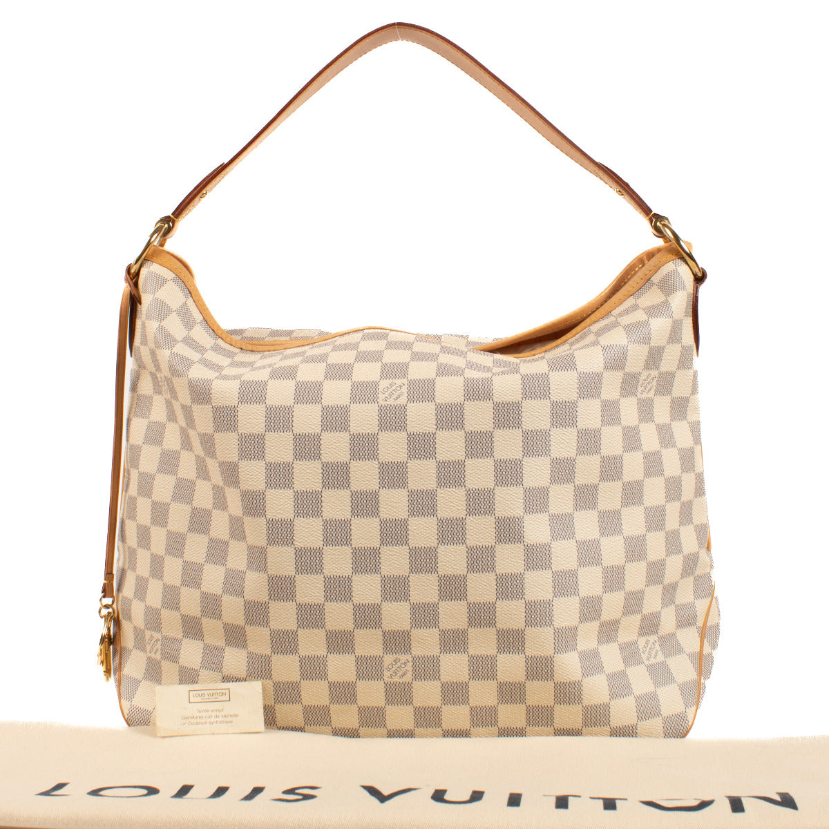 Louis Vuitton Delightfull MM Damier Azur Shoulder Bag