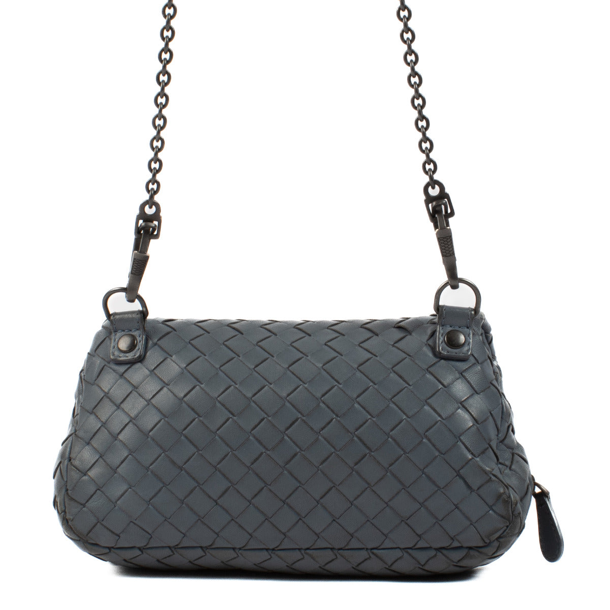 Are you looking for an authentic designer Bottega Veneta Blue Small Crossbody Bag? We buy and sell your bags and accessories for the best price.