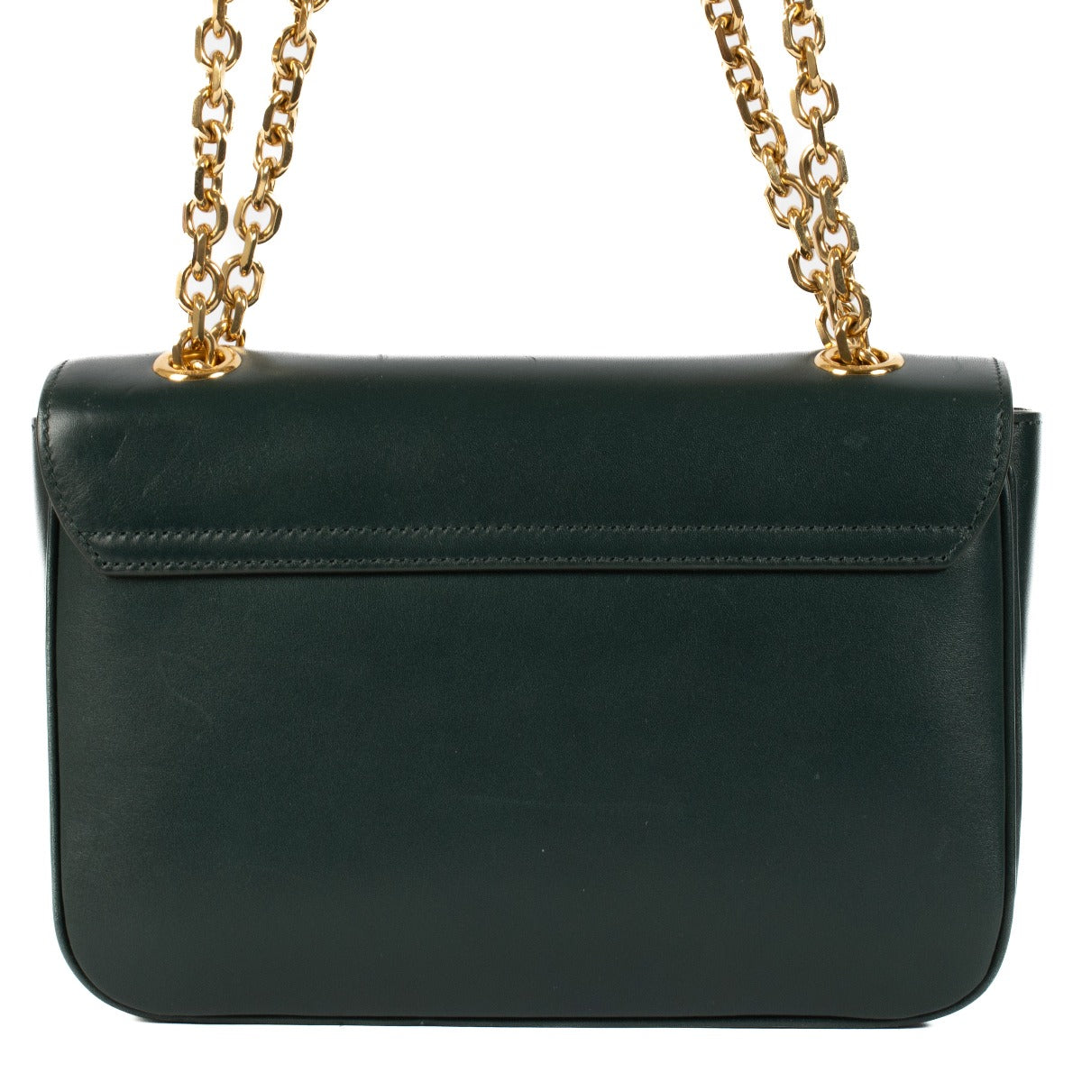Celine Green Box Calfskin Medium C Bag