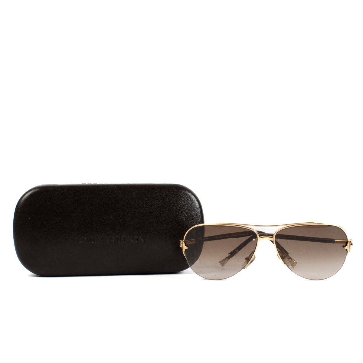 shop 100% authentic second hand Louis Vuitton Brown Sunglasses on Labellov.com
