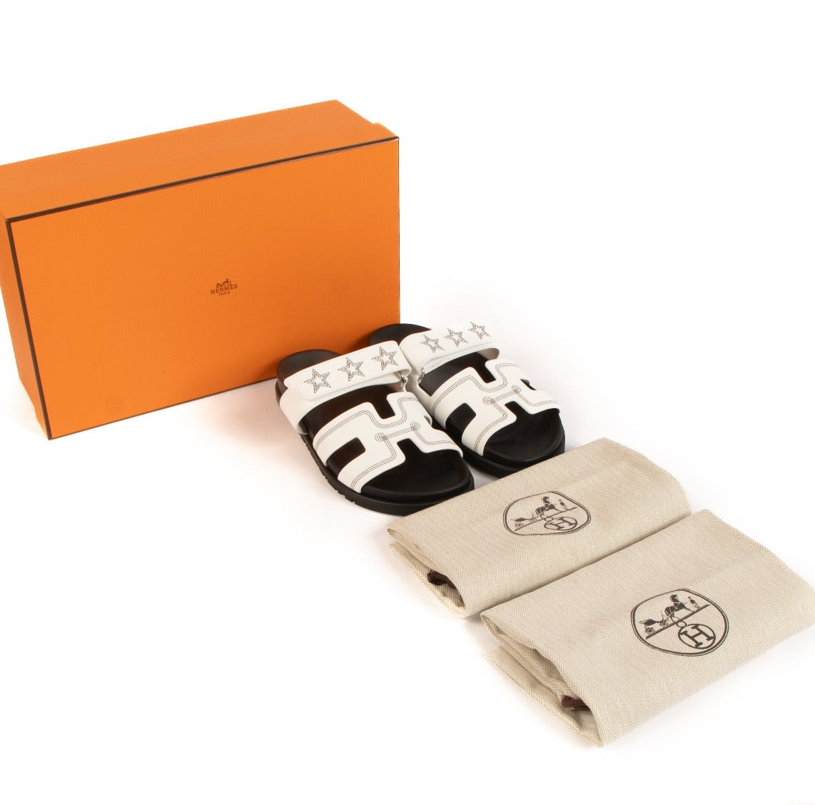 Shop authentic second hand brand new Hermès Chypre Sandals on www.labellov.com