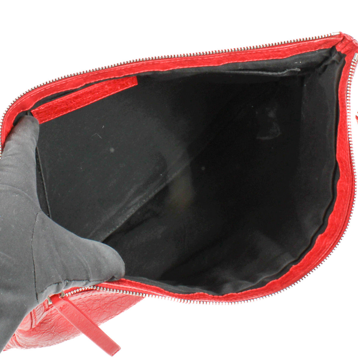 Balenciaga Red Clip L Clutch