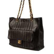 shop 100% authentic second hand Chanel Black Vintage Tote Bag on Labellov.com