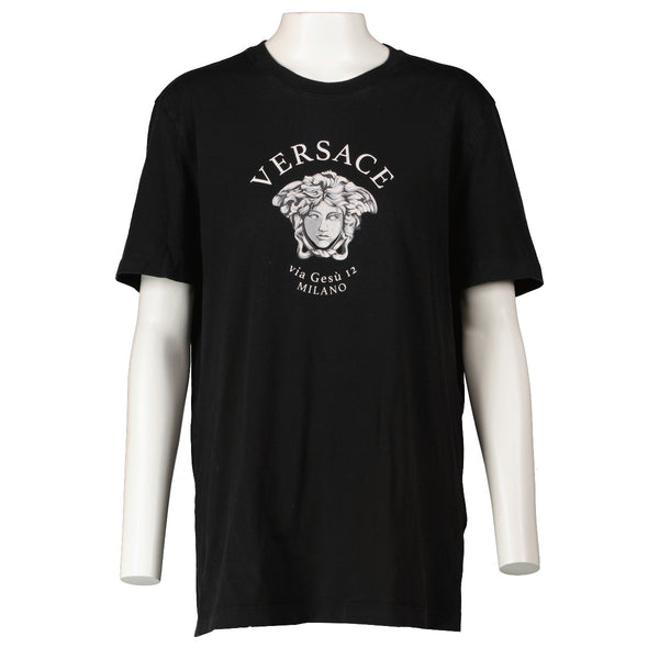 Versace Black Via Gesù T-Shirt – Labellov
