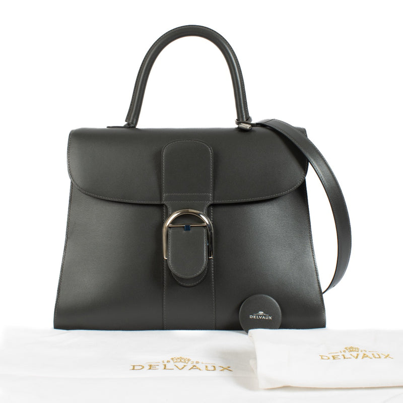 Authentic second hand Delvaux Grey Bicolor Brillant GM on Labellov.com